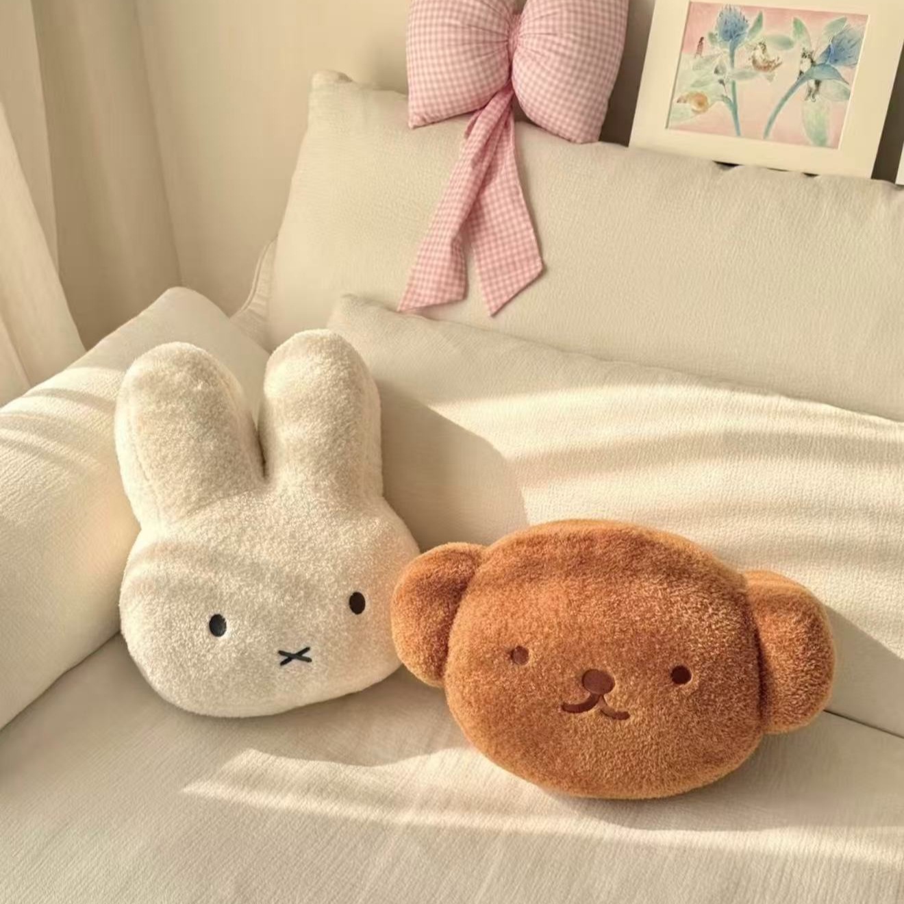 Miffy Rabbit Plush Doll Bunny  - Office Stool recension och pris