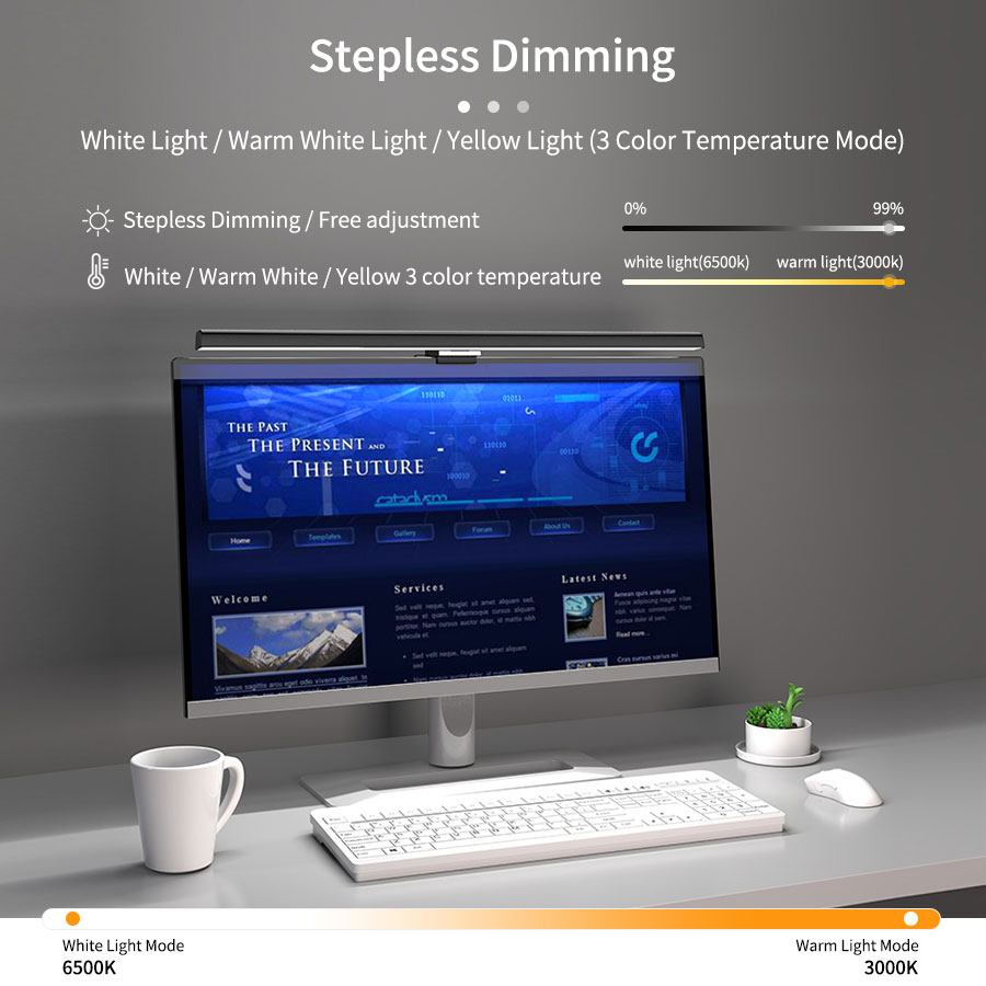 50cm LED Monitor Light Bar Scr - Office Furniture Brands recension och pris