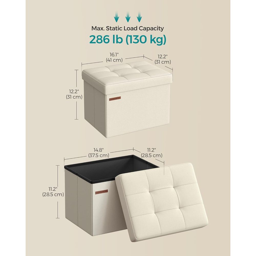 Compact Storage Ottoman, Footr - Office Stool recension och pris