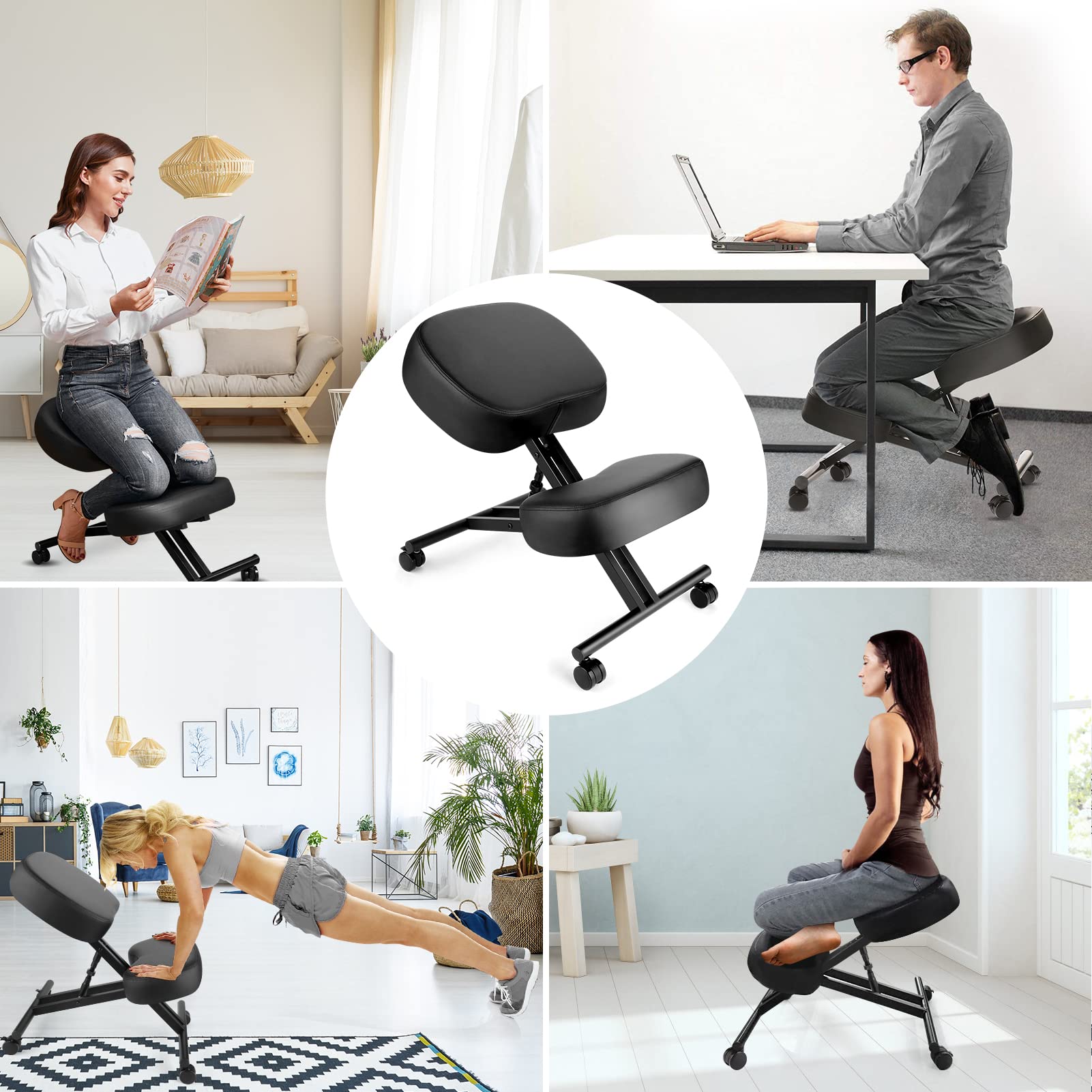 Kneeling Chair Ergonomic for O - Office Stool recension och pris