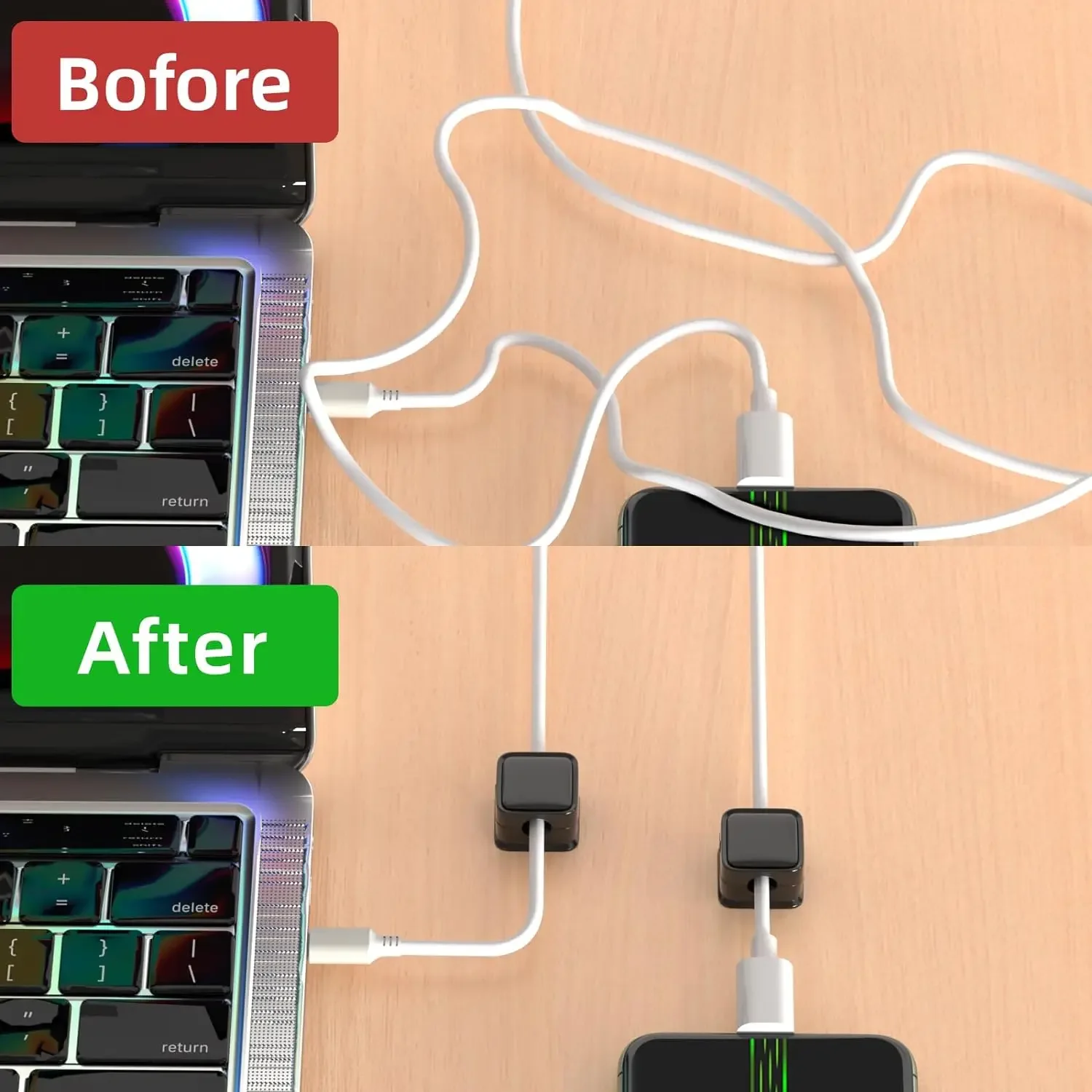 Mini Cable Organizer Holder Ma - Desk Organizer recension och pris