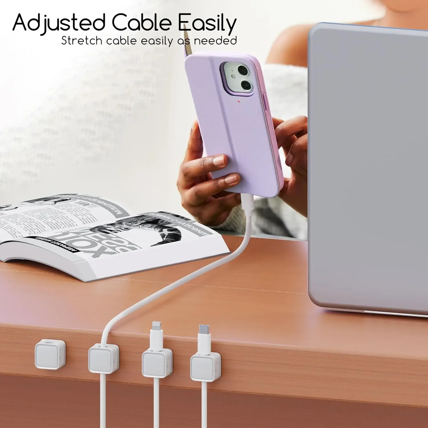 Mini Cable Organizer Holder Ma - Desk Organizer recension och pris
