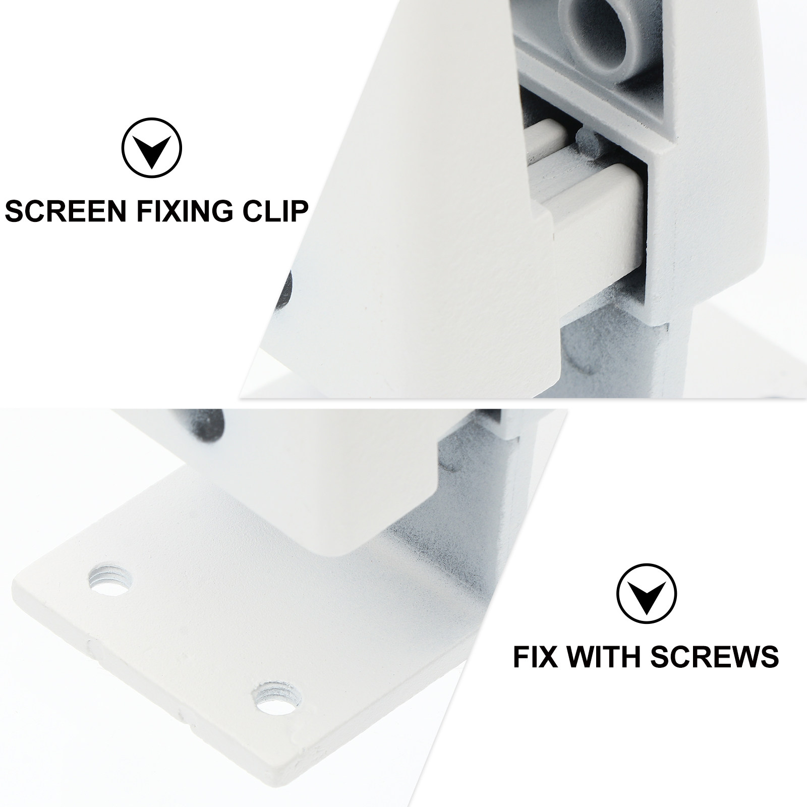 2Pcs Desk Divider Clamps Glass - Partition Screen Divider recension och pris