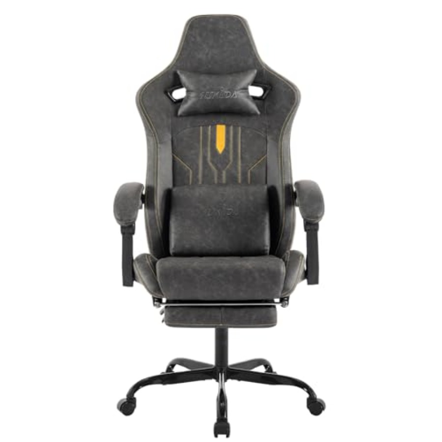 Gaming chair with footrest for - Office Chair Cushion recension och pris
