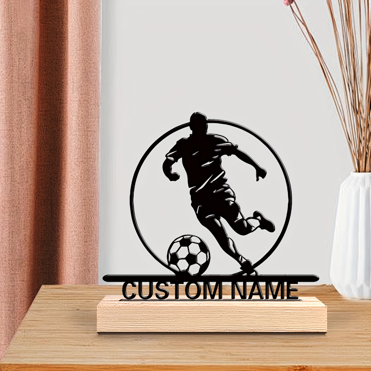 Custom Soccer Player Metal Sta - Office Furniture Brands recension och pris