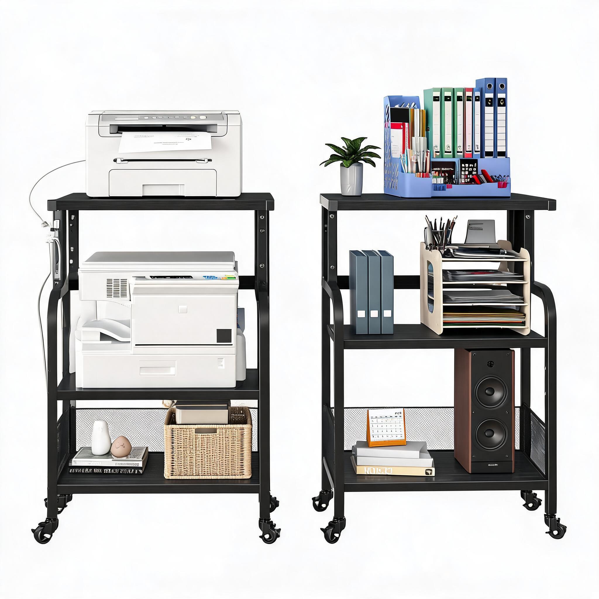 3-Tier Mobile Printer Stand wi - Printer Stand recension och pris