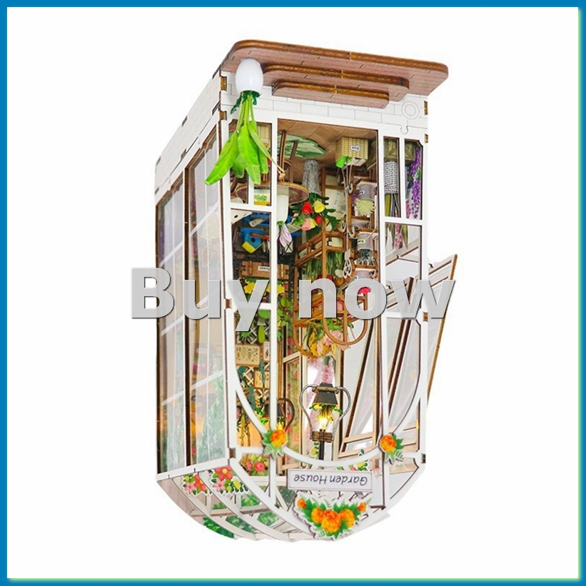 Book Nook Kit DIY Miniature Ho - Bookshelf recension och pris