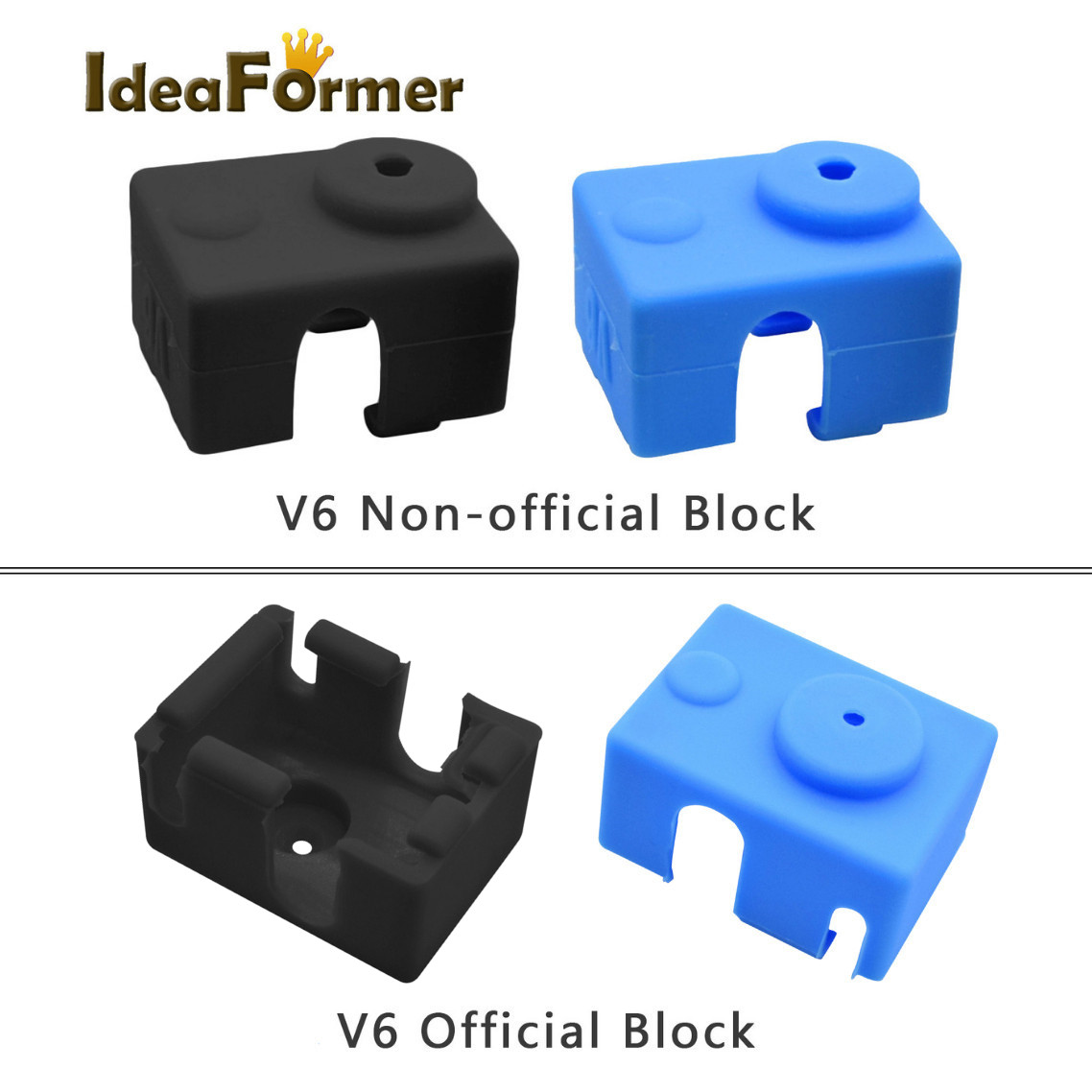5pcs V6 Silicone Sock 3D Print - Printer Stand recension och pris