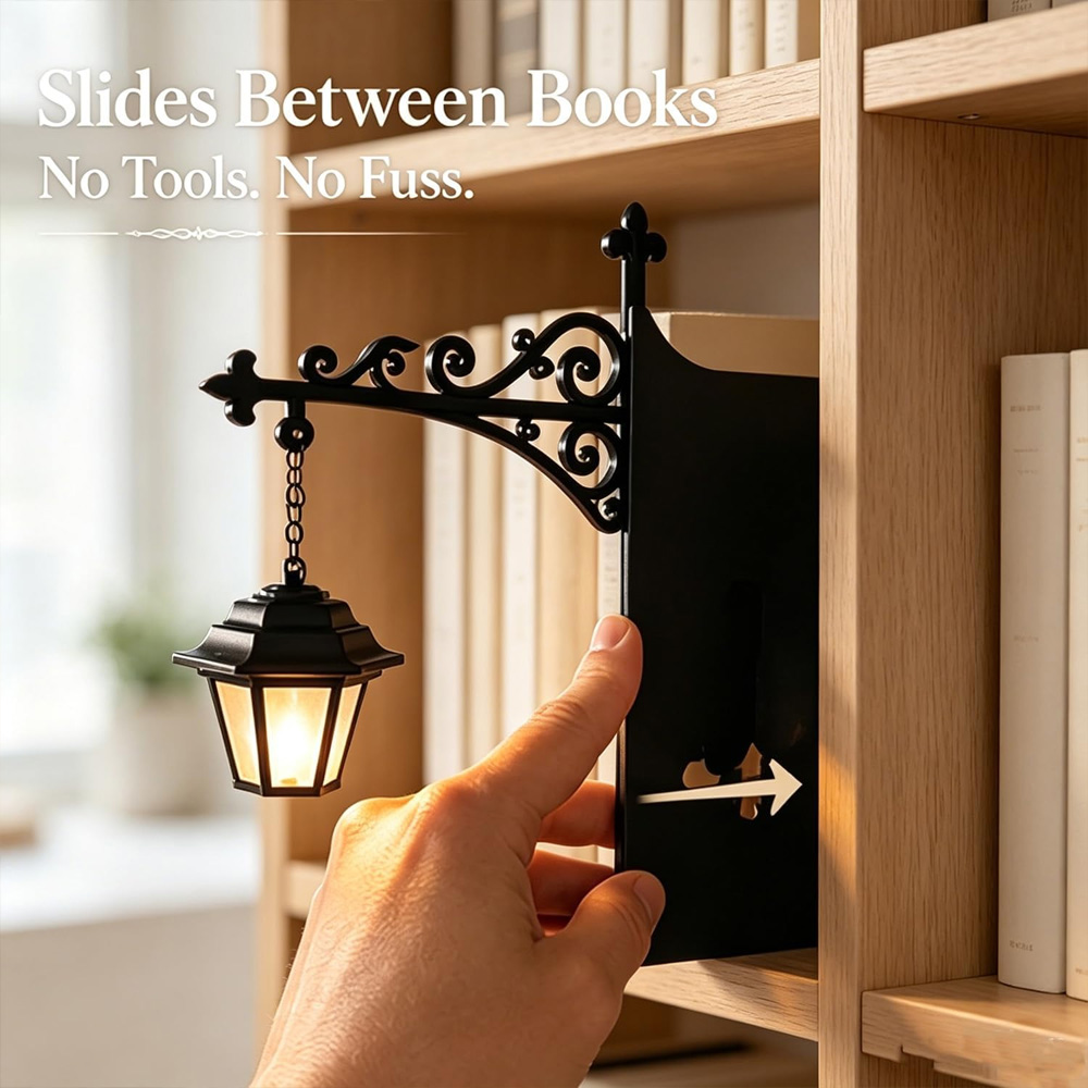 Library Lantern Decorative Boo - Bookshelf recension och pris