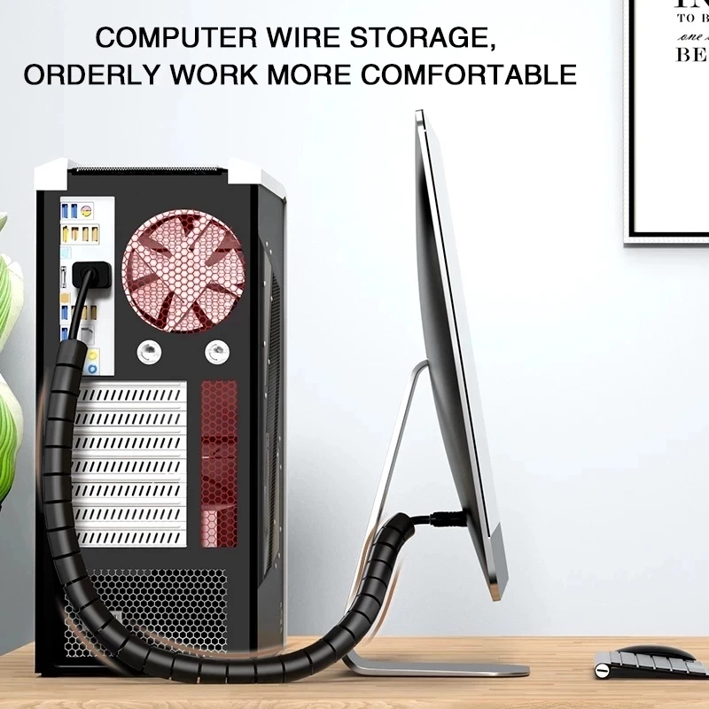 2M Long Cable Management Compu - Desk Organizer recension och pris