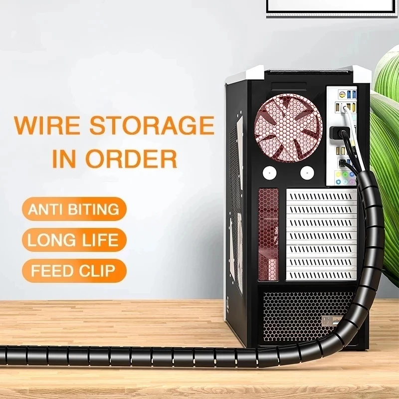 2M Long Cable Management Compu - Desk Organizer recension och pris