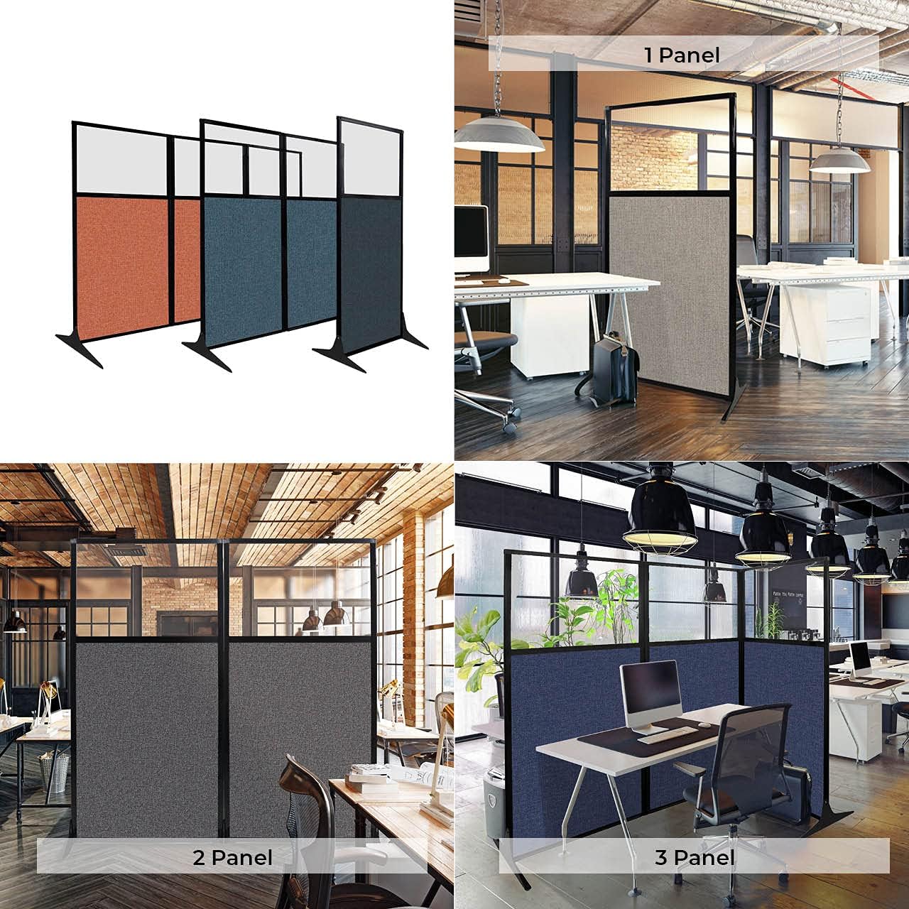 Free Standing Privacy Screen M - Partition Screen Divider recension och pris