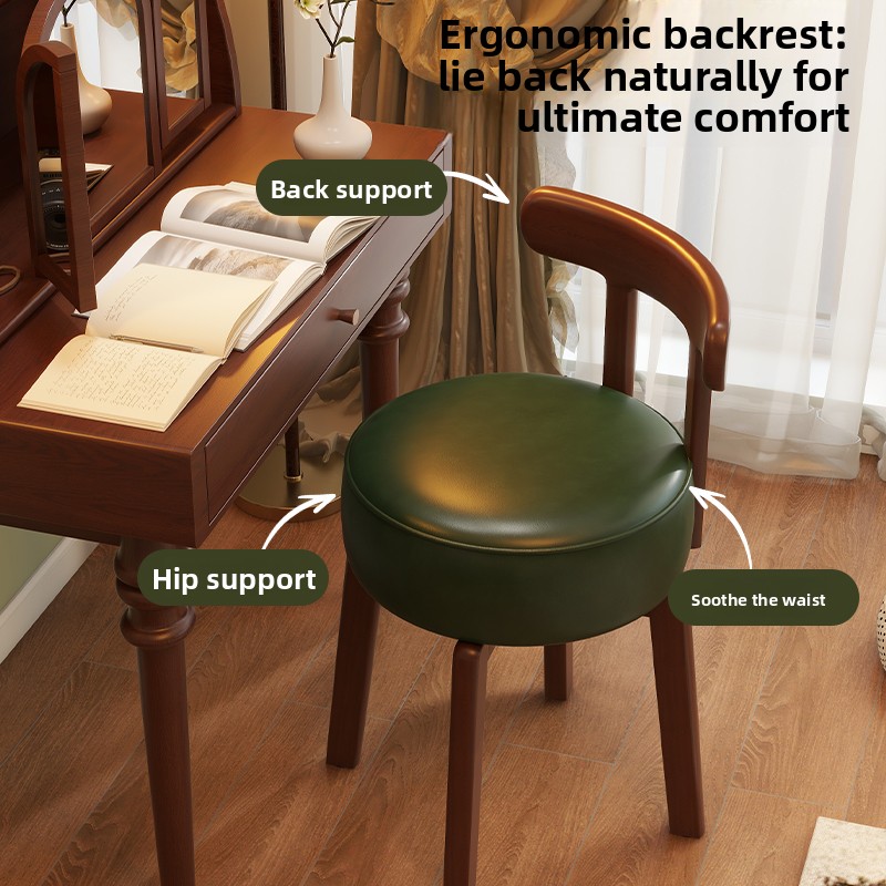 Solid wood rotating dressing c - Office Chair Cushion recension och pris