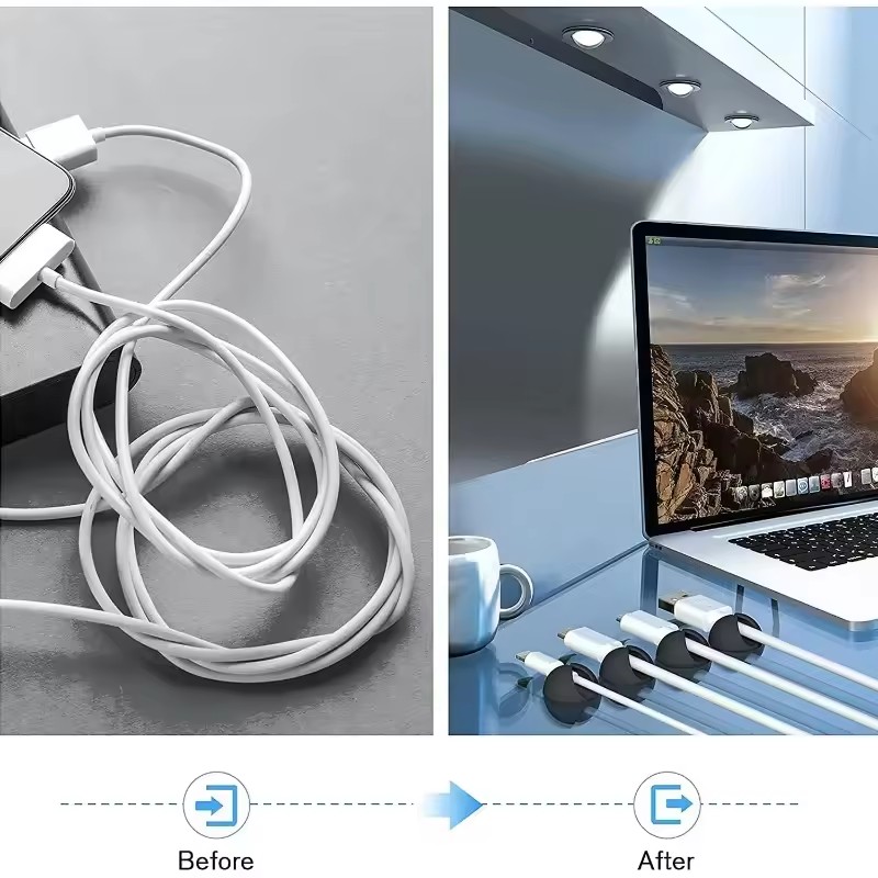 5/50Pcs Desktop Wall Cable Cli - Desk Organizer recension och pris