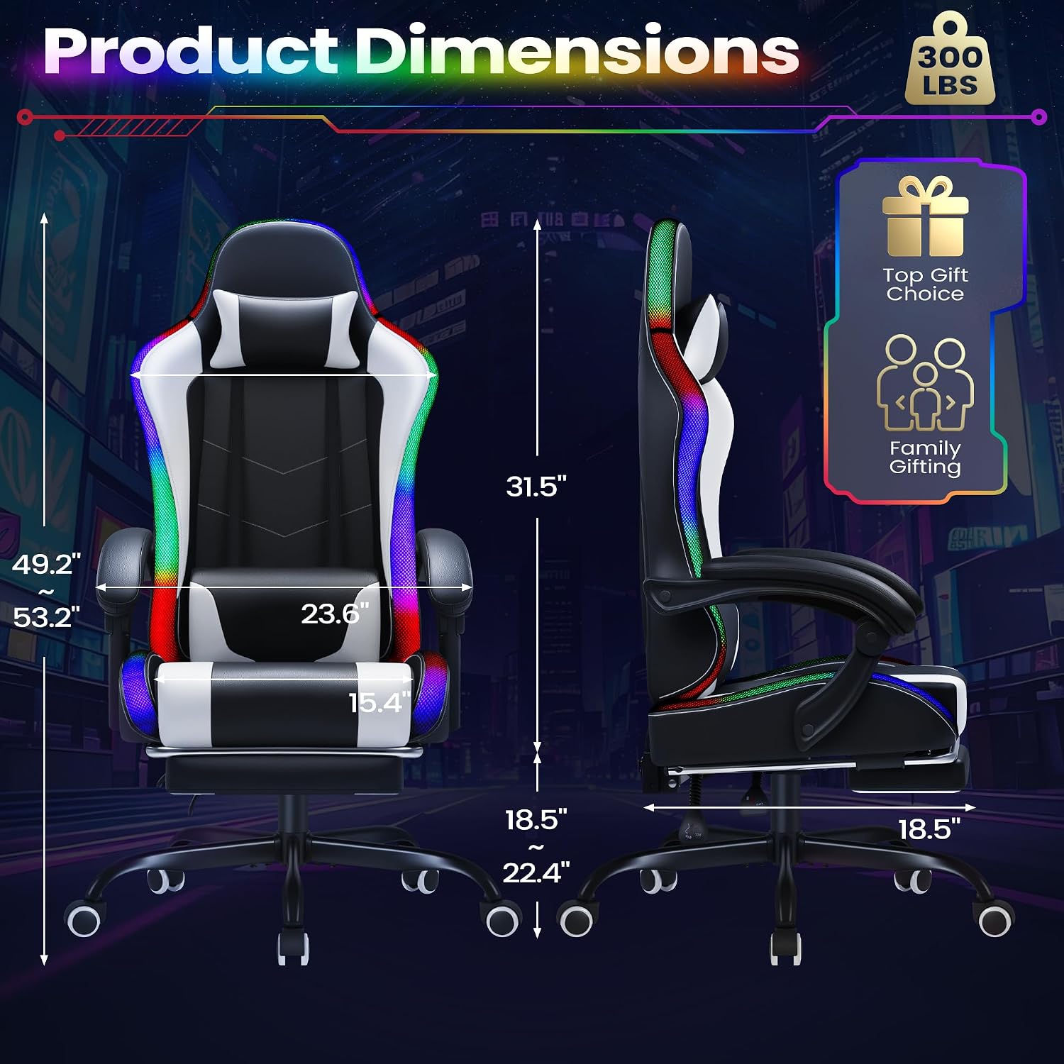 Homall Gaming Chair, Ergonomic - Office Chair recension och pris